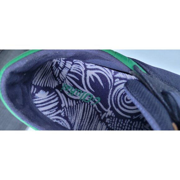 OluKai Punini Men US 10.5 Navy Bamboo Low Top Casual Comfort Sneakers 10514-548Z - Picture 9 of 9